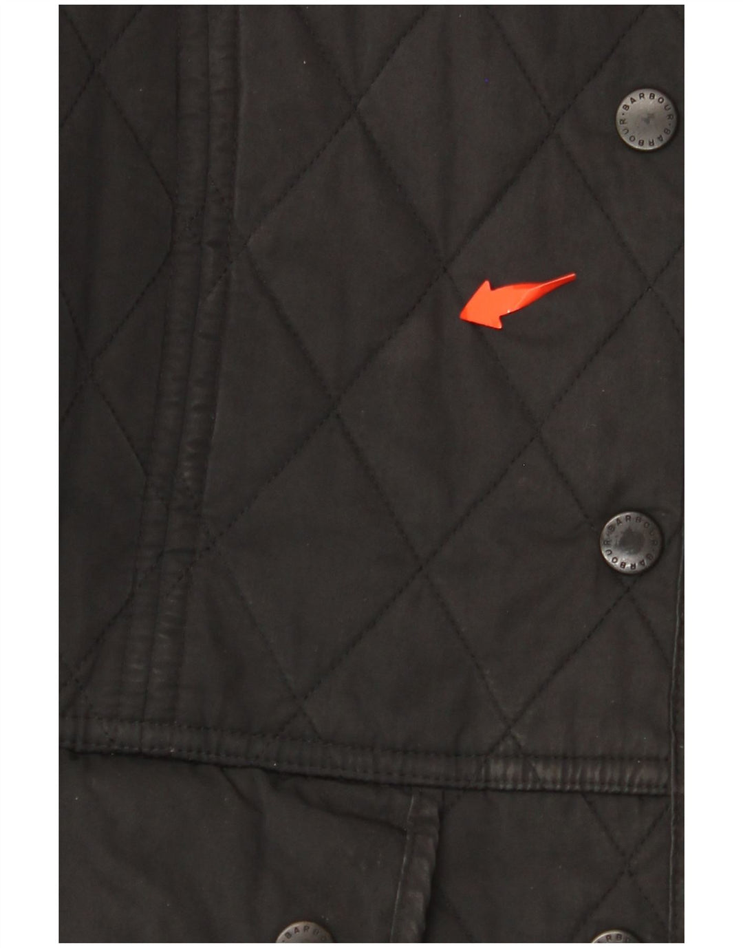 BARBOUR Женская стеганая куртка UK 14 Средний Черный Полиэстер