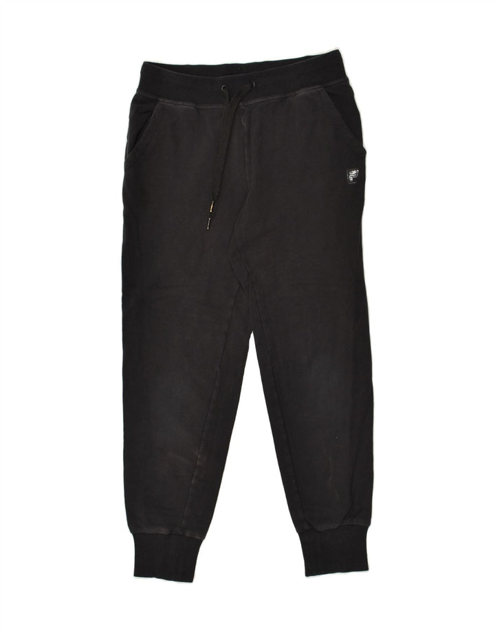 FILA Mens Tracksuit Trousers Joggers Small Black Cotton | Vintage Fila | Thrift | Second-Hand Fila | Used Clothing | Messina Hembry 