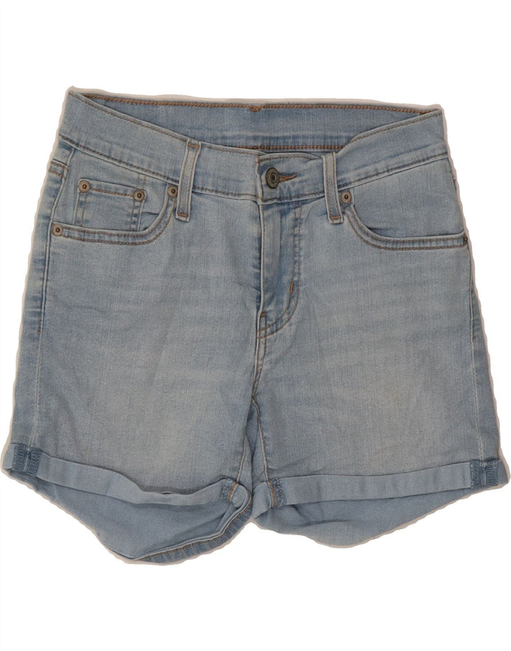 LEVI'S Womens Denim Shorts W26 Small Blue Cotton Vintage Levi's and Second-Hand Levi's from Messina Hembry 