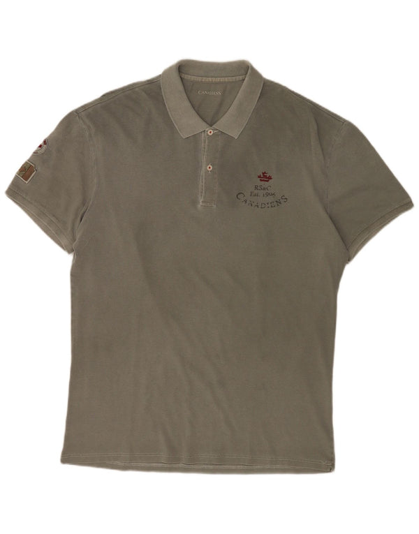 Мужская рубашка-поло с рисунком Canadiens IT 56 2XL зеленая