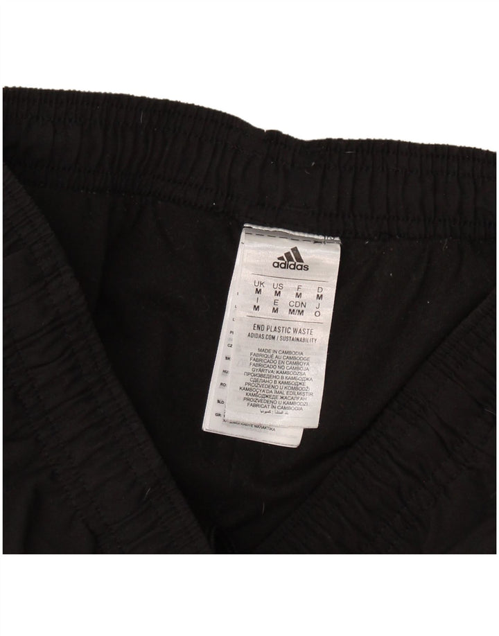 Adidas Мужские спортивные брюки Джоггеры Средний черный полиэстер