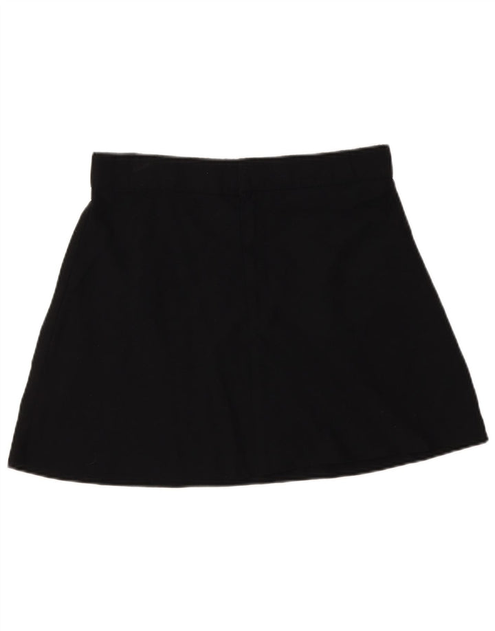 Женская мини-юбка Zara Medium W28 Черная вискоза