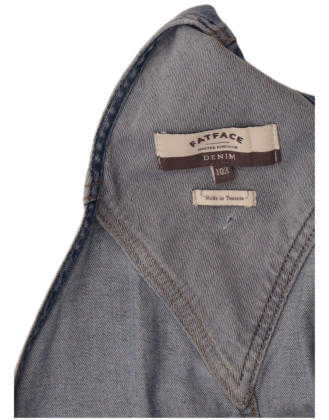 Женские джинсовые шорты Fat Face, комбинезон, Великобритания, 10, маленькие, W34, синие