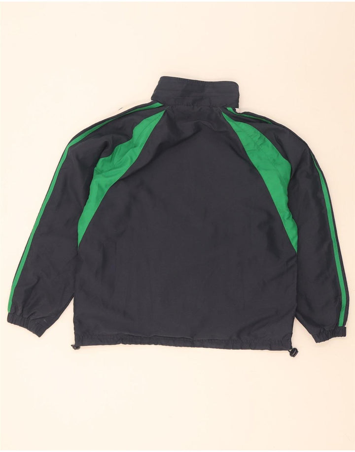 Мужской спортивный костюм Umbro, верхняя куртка, маленький темно-синий, полиэстер с цветными блоками