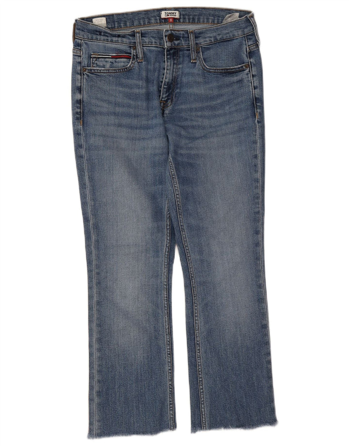 Tommy Hilfiger Женские джинсы Bootcut со средней посадкой W29 L25 Синие хлопковые