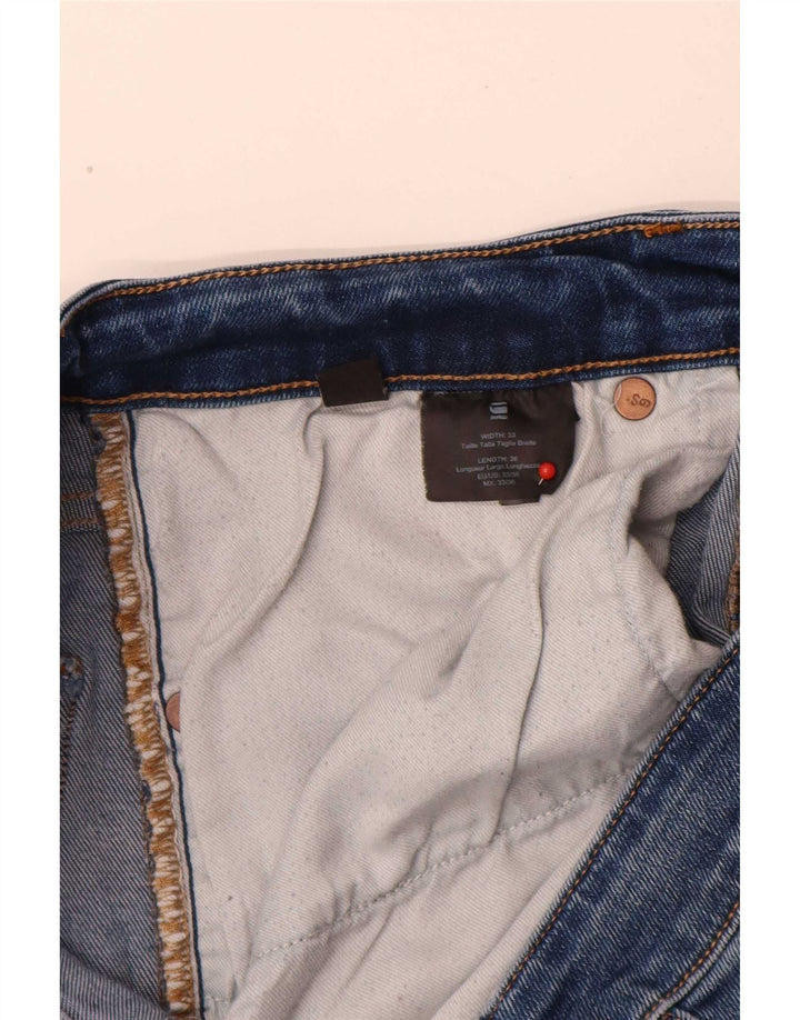 Мужские джинсы G-Star 3301 Slim W33 L34 синие