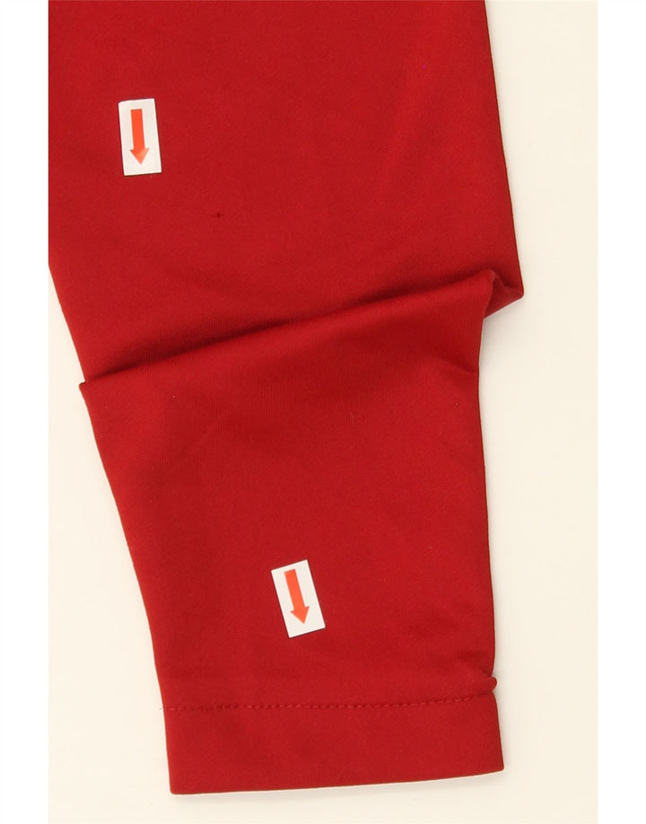 STARTER Mens Top Long Sleeve UK 34/36 Small Red Polyester Vintage Starter and Second-Hand Starter from Messina Hembry 