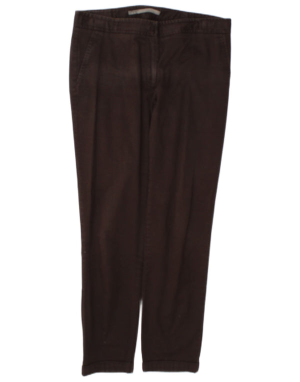 Женские зауженные брюки-чиносы Zara EU 40 Medium W30 L27 Коричневые