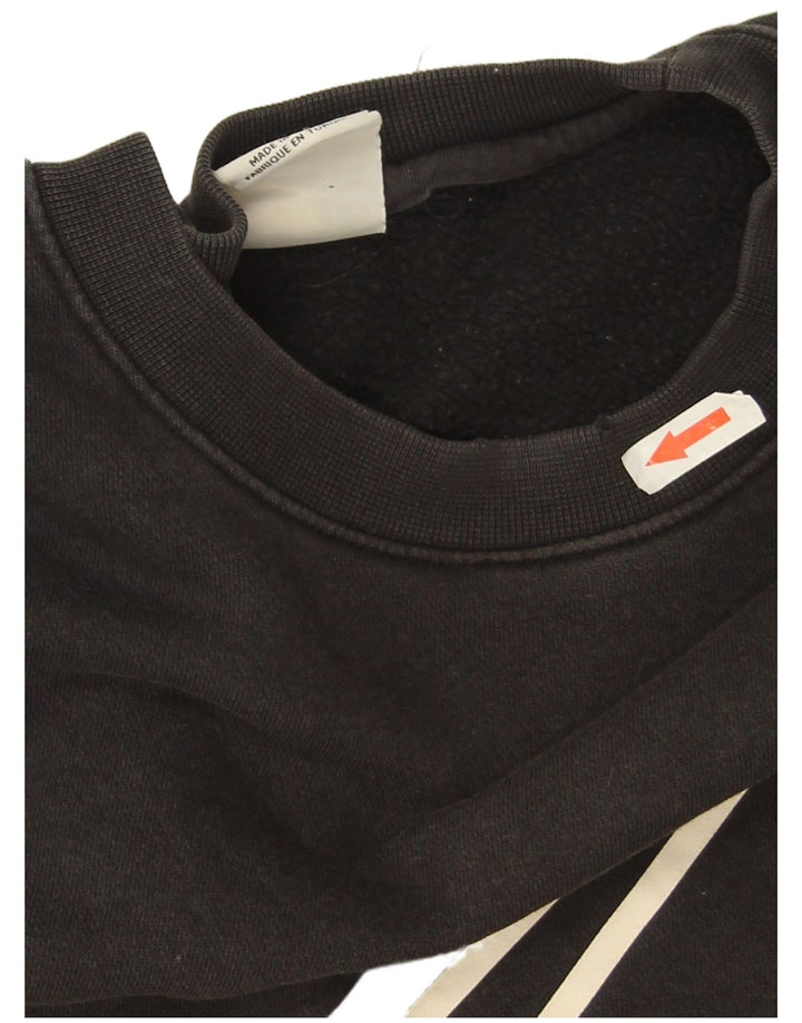 Мужской свитшот с рисунком Nike, маленький черный хлопковый джемпер
