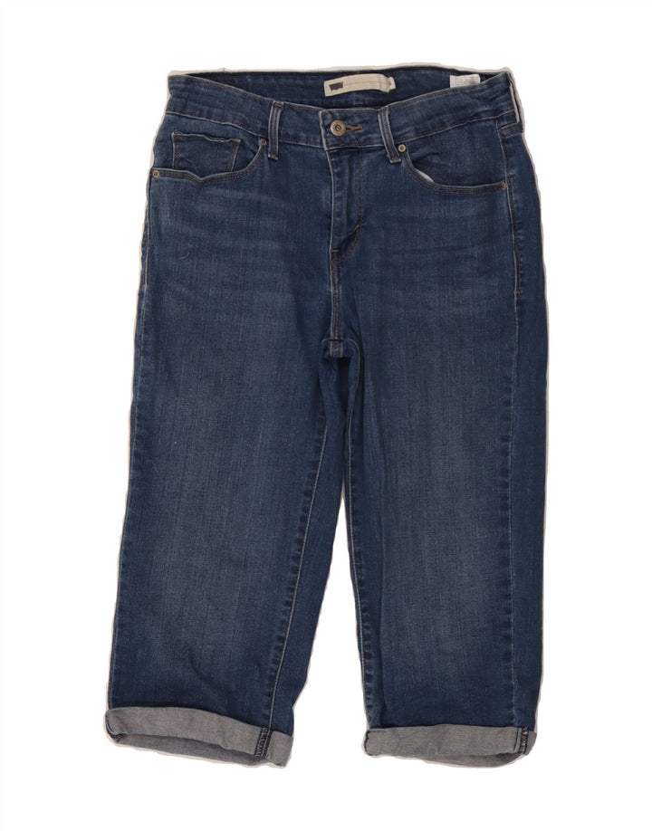 LEVI'S Womens Capri Jeans W28 L17 Blue Cotton Vintage Levi's and Second-Hand Levi's from Messina Hembry 