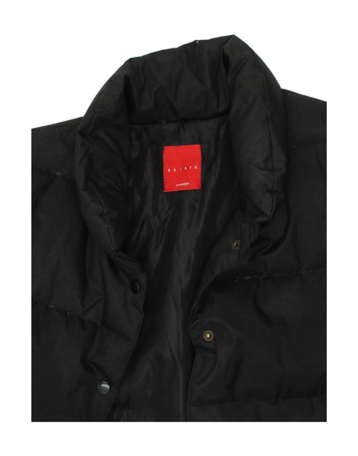 CONBIPEL Womens Esisto Padded Coat UK 14 Medium Black Nylon Vintage Conbipel and Second-Hand Conbipel from Messina Hembry 