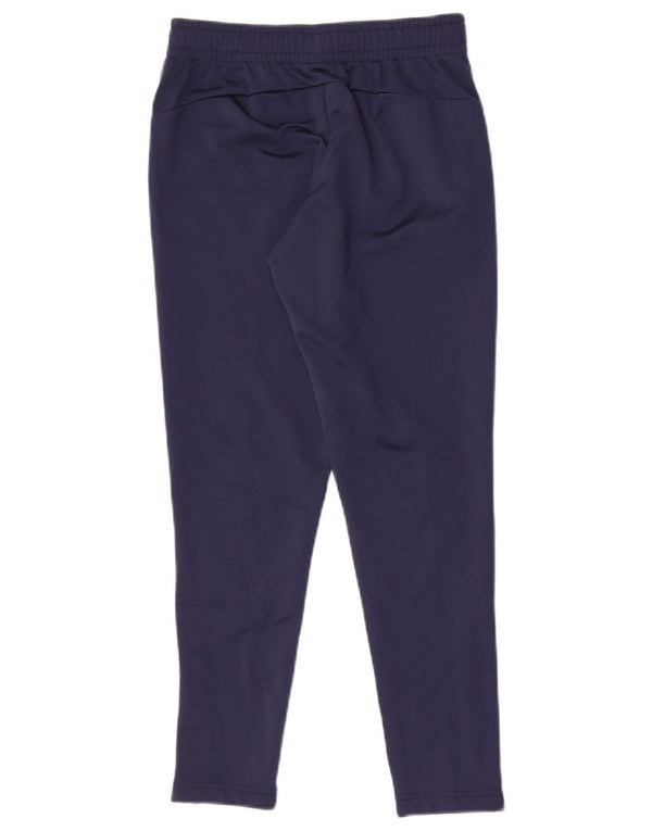 Puma Boys Tracksuit Trousers 9-10 Years Navy Blue Polyester
