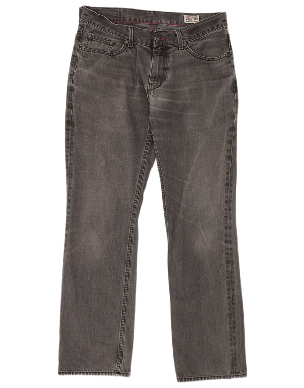 TOMMY HILFIGER Мужские прямые джинсы W34 L32 Серые