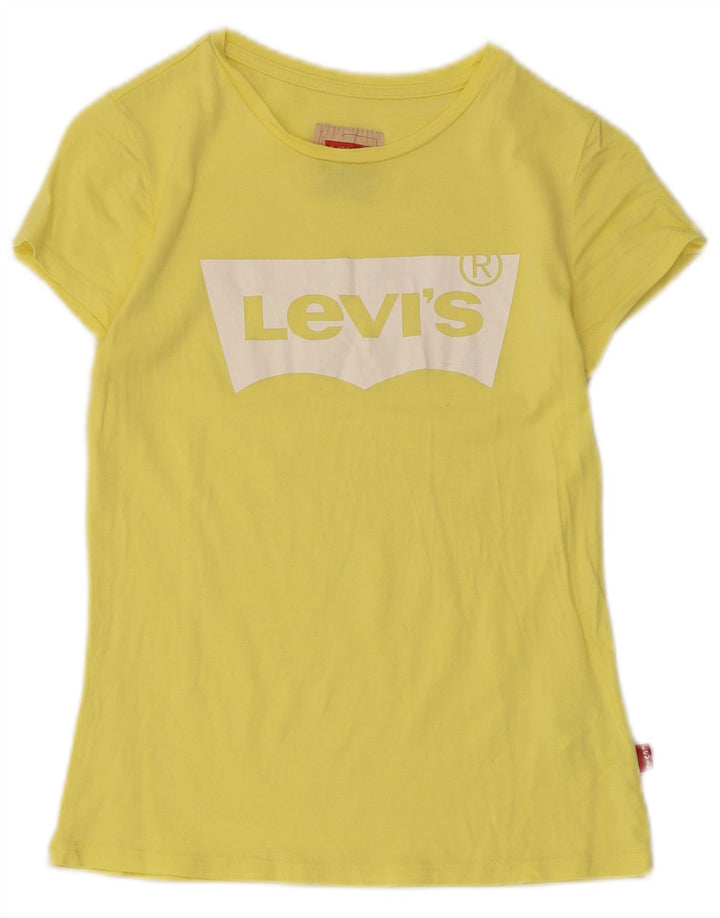 Футболка с рисунком Levi's для мальчиков 13-14 лет, желтый модал