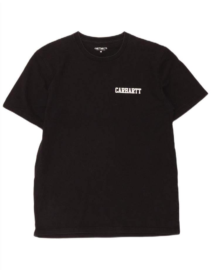 Мужская футболка Carhartt Regular из хлопка среднего размера, черная