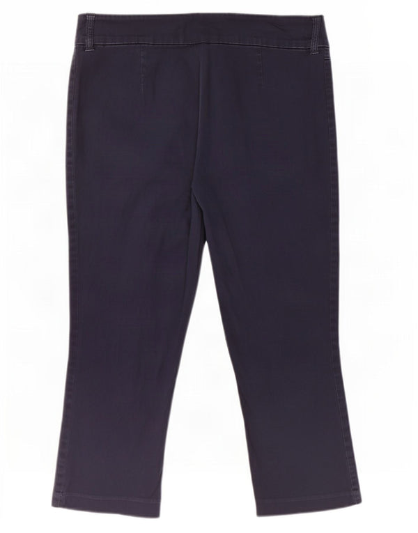 Женские прямые капри Benetton IT 44 Medium W32 L22 Темно-синие