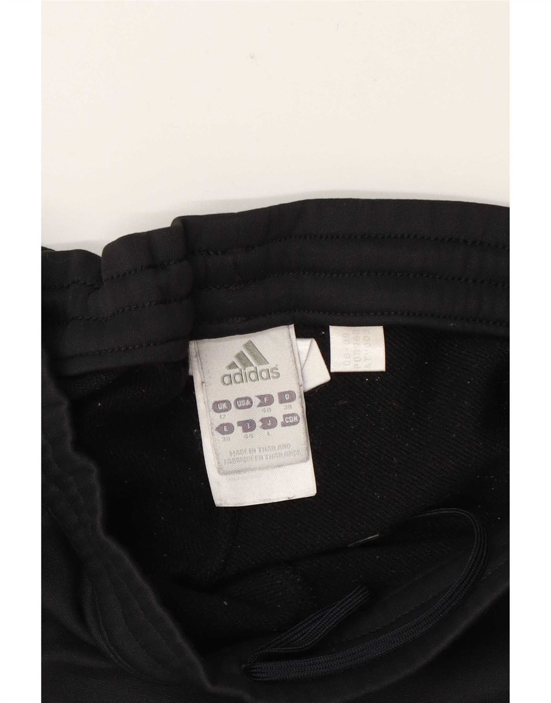 Женские спортивные брюки Adidas UK 12, средний черный полиэстер