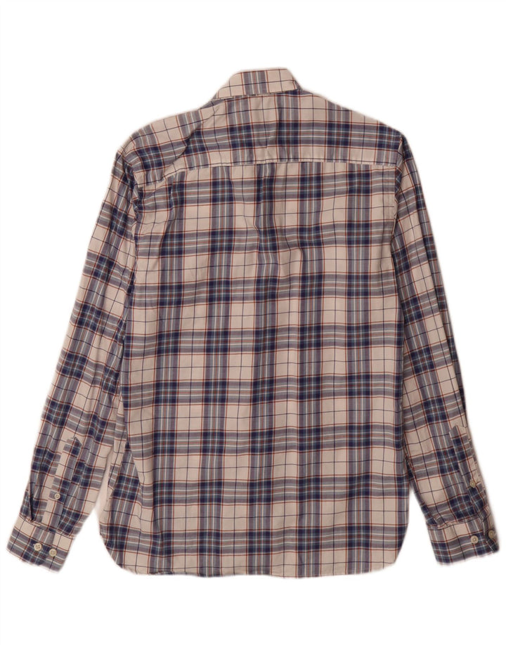 Мужская индивидуальная рубашка Jack & Jones, маленькая синяя клетка, хлопковая