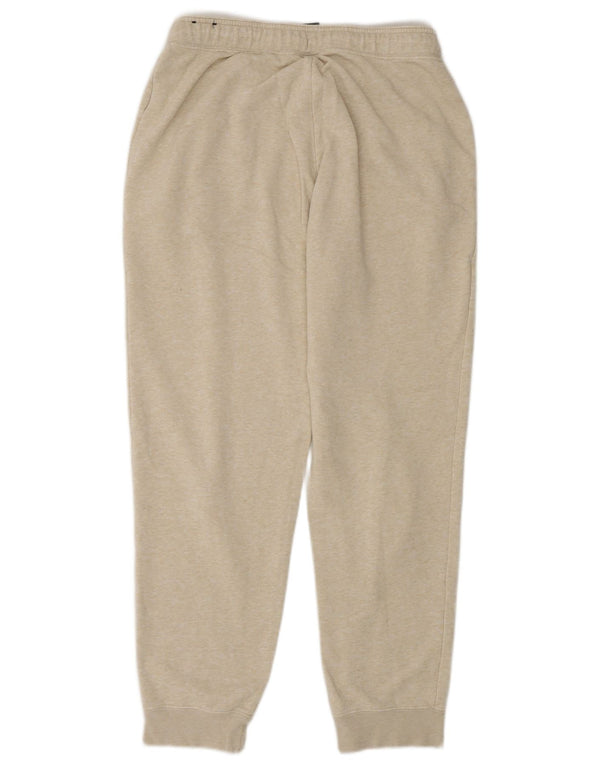 Женские спортивные брюки Nike Joggers UK 12, хлопковые, бежевые, среднего размера