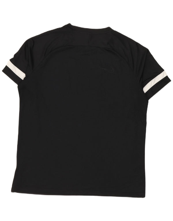 Мужская футболка Nike Dri Fit 2XL, черная с цветными блоками