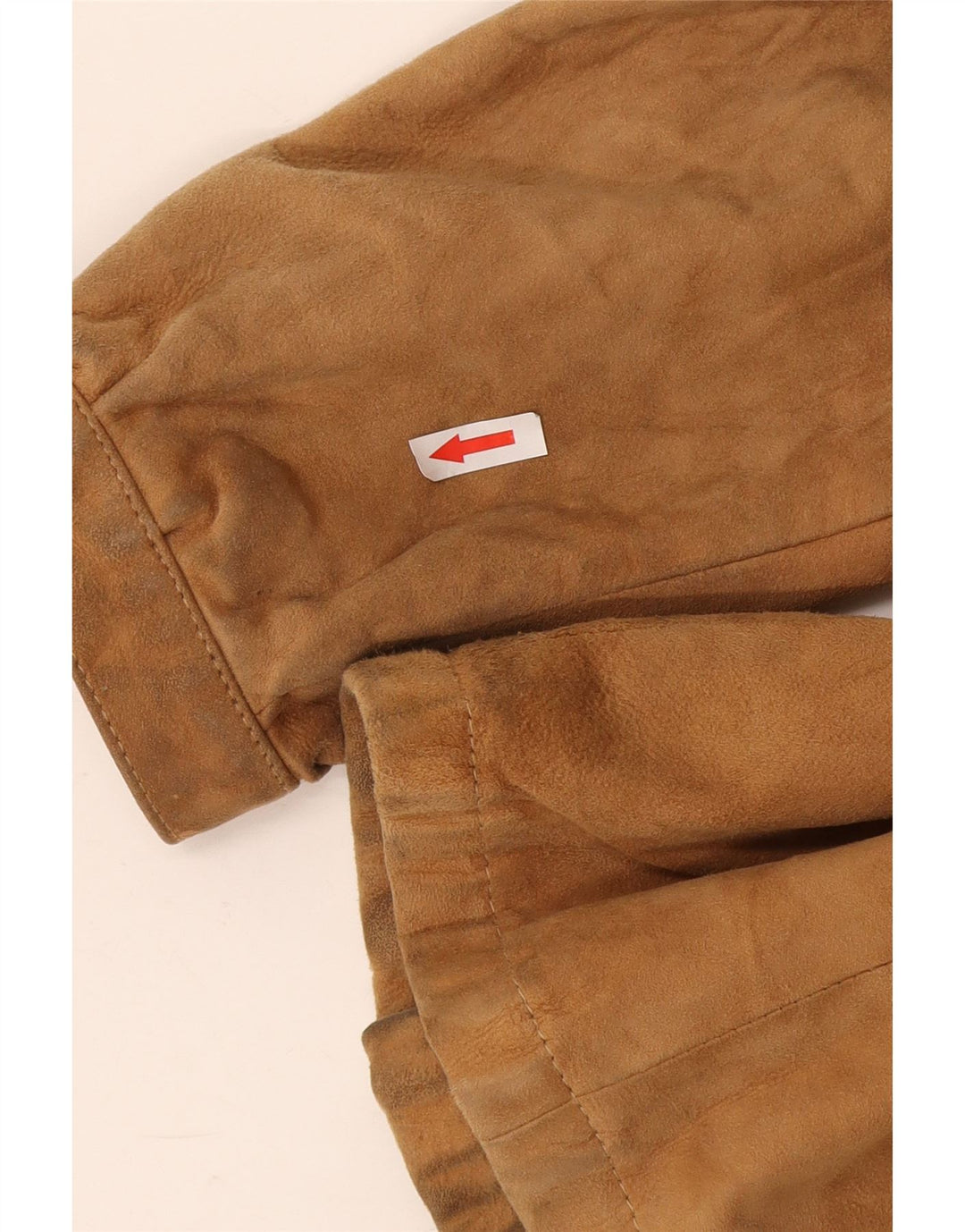 Винтажная женская замшевая куртка IT 44 Medium Beige