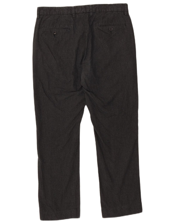 Мужские узкие брюки-чиносы J. Crew W32 L30, серые, хлопок с узором «гусиные лапки»