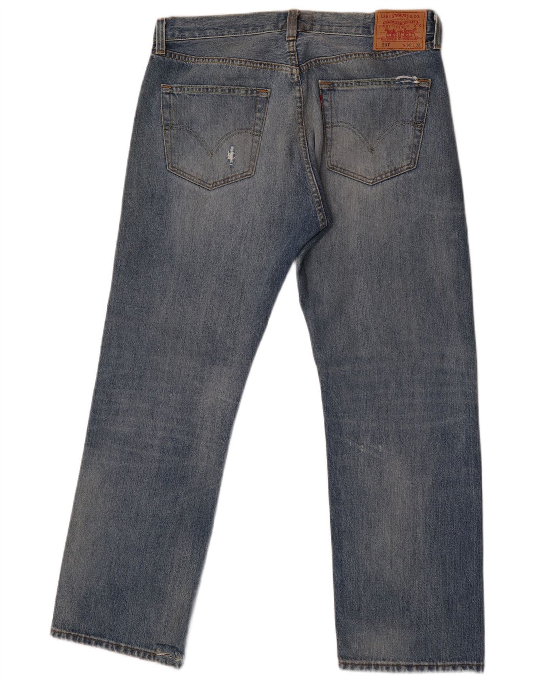 Мужские прямые джинсы Levi's 501 W36 L30 синие