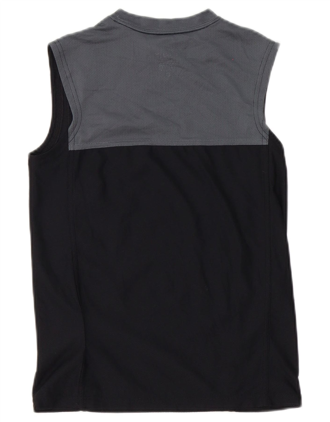 Женский жилет Nike Dri Fit Top UK 10, маленький черный полиэстер с цветными блоками