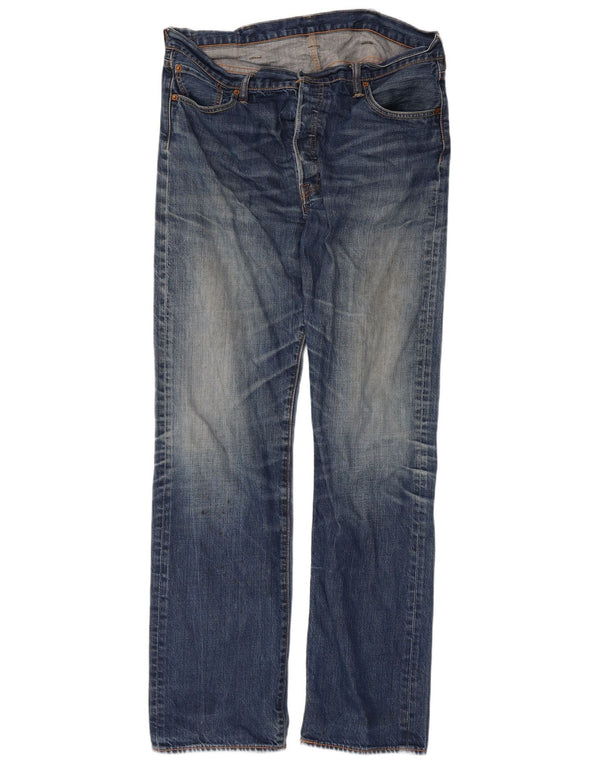 Мужские прямые джинсы Levi's W38 L36 синие, хлопок