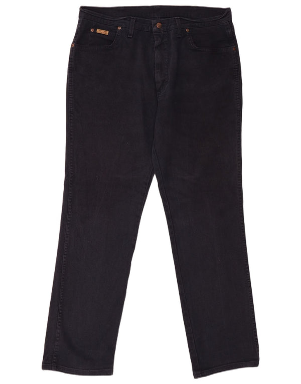 Мужские прямые джинсы WRANGLER Техас W38 L34 темно-синие, хлопок