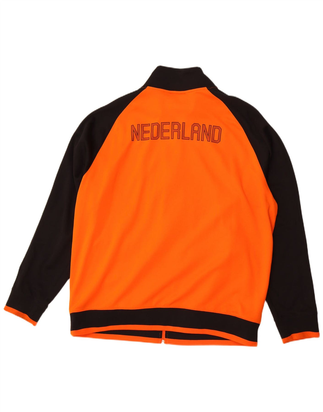 Мужская спортивная куртка Nike KNVB с графическим рисунком 2XL оранжевого цвета с цветными блоками