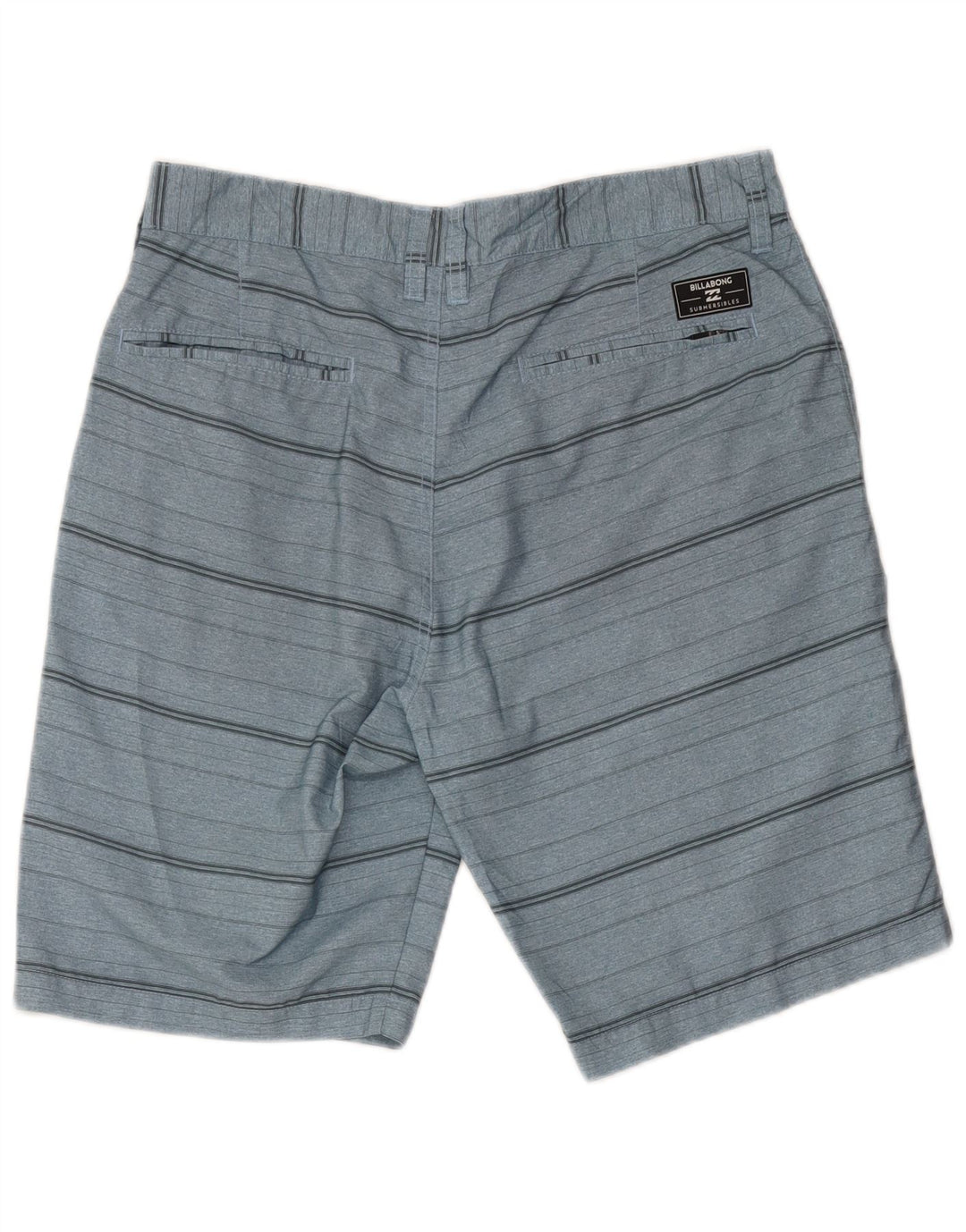 Мужские шорты чинос Billabong W33, полиэстер, средний синий в полоску