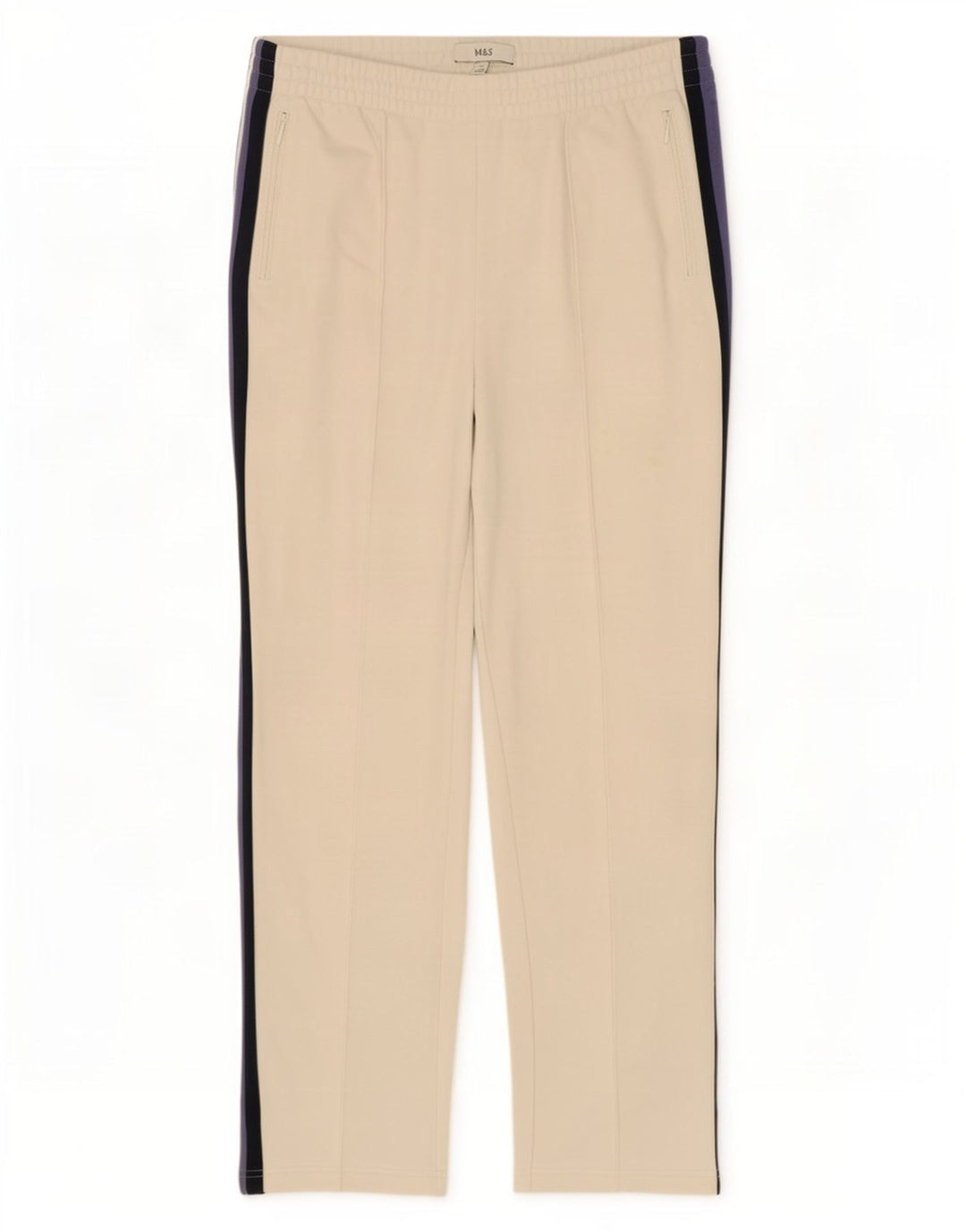 Женские спортивные брюки Marks & Spencer UK 12, белые, средние