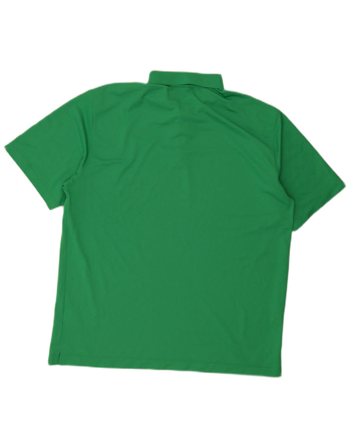 Мужская рубашка-поло NIKE Dri Fit XL, зеленый полиэстер