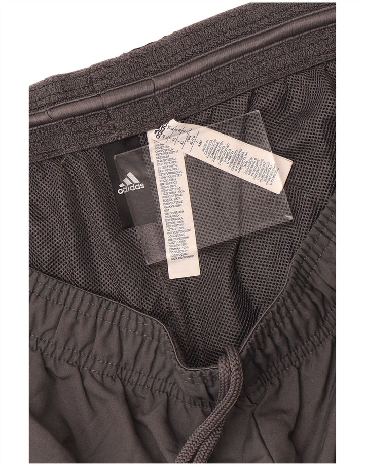 Мужские спортивные шорты Adidas с графическим рисунком XL, серые, полиэстер с цветными блоками