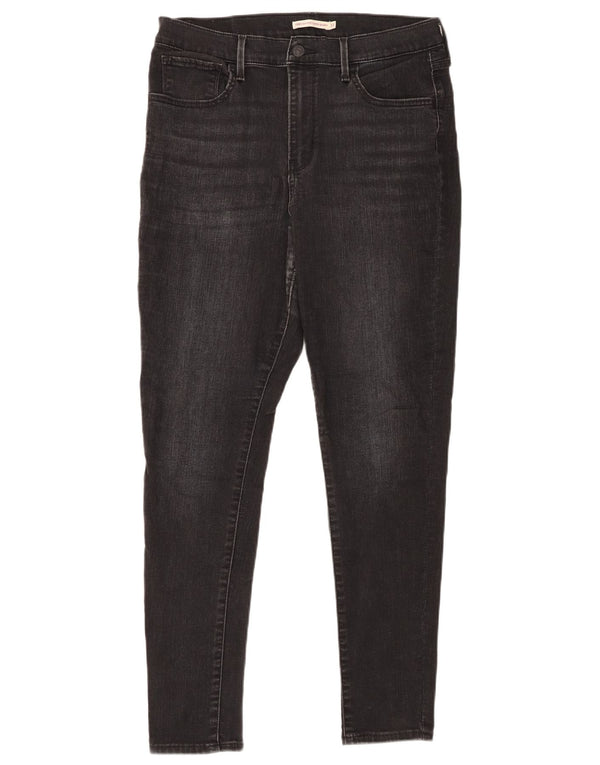 Женские джинсы суперскинни Levi's 720 с высокой посадкой W31 L30, черный хлопок
