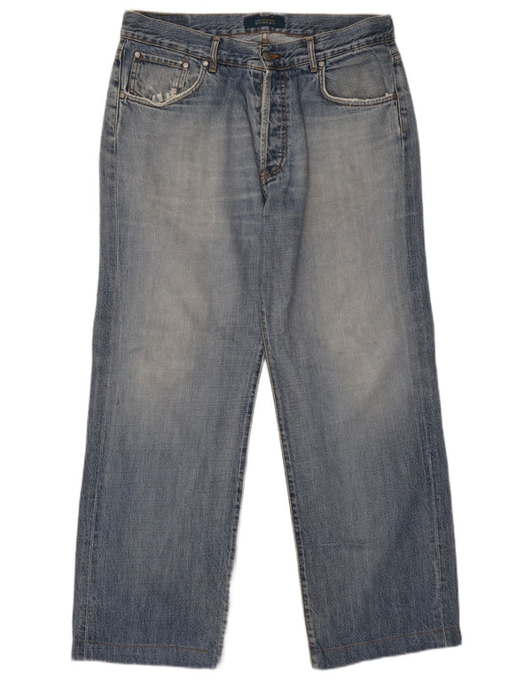 Мужские прямые джинсы Zara EU 46 XL W36 L29, синий хлопок
