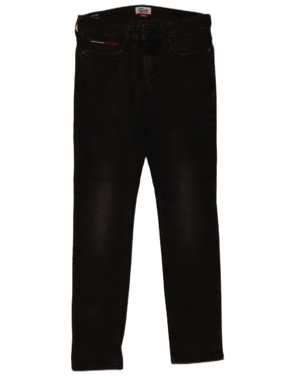 Женские джинсы скинни Tommy Hilfiger W29 L32, черный хлопок