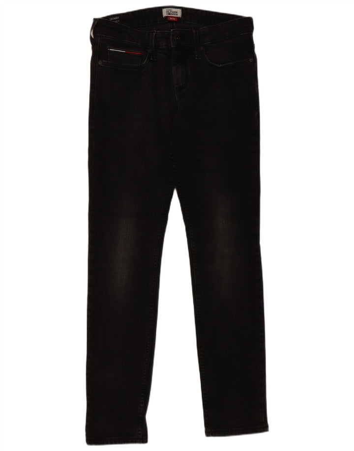 Женские джинсы скинни Tommy Hilfiger W29 L32, черный хлопок