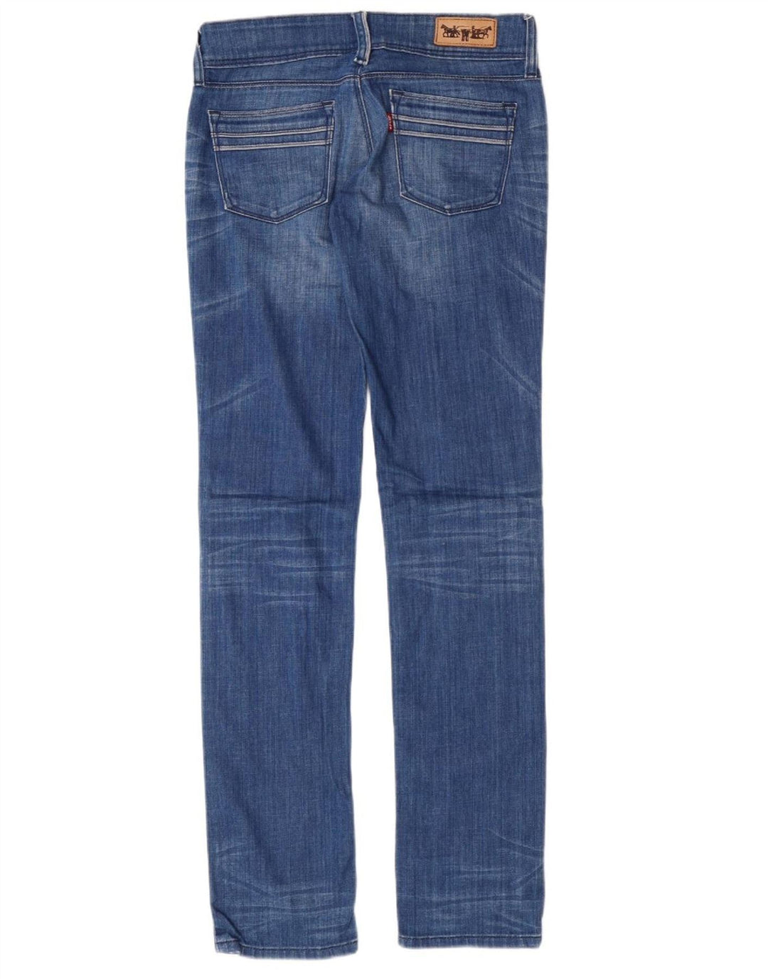 Женские узкие джинсы LEVI'S W28 L32 Синие, хлопок