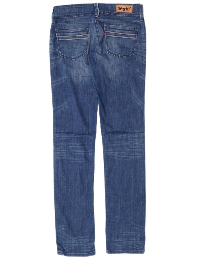 Женские узкие джинсы LEVI'S W28 L32 Синие, хлопок