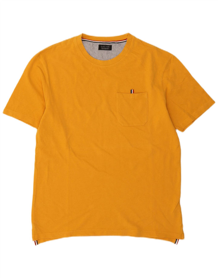 Zara Мужская футболка Top Medium Yellow