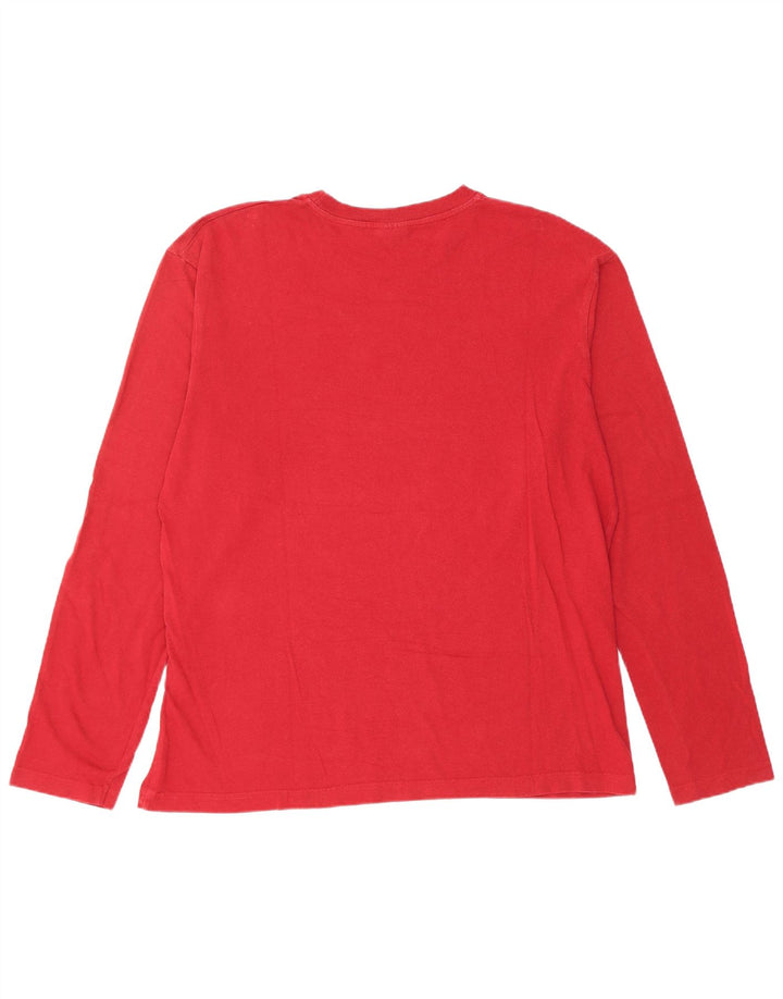 Мужской топ Levi's с длинным рукавом XL, красный хлопок