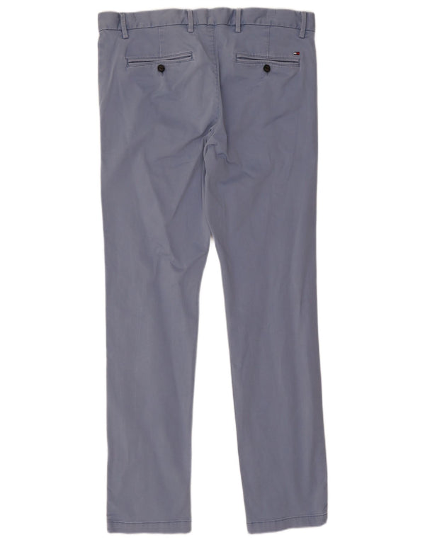 Мужские брюки-чиносы Tommy Hilfiger Flex Slim W36 L32, синий хлопок