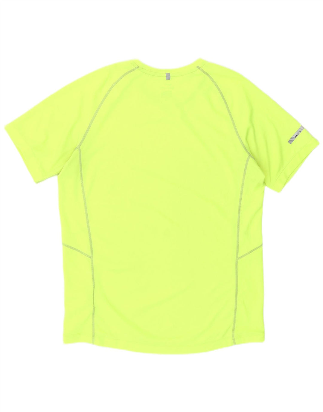 Мужская футболка Nike Dri Fit из полиэстера среднего желтого цвета