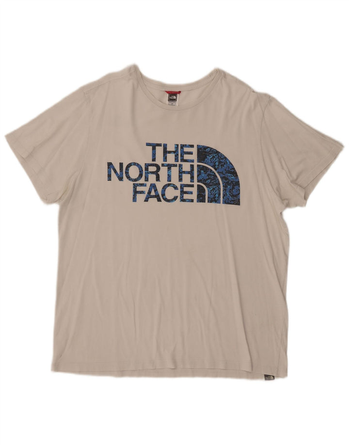 THE NORTH FACE Мужская футболка с рисунком, большая белая