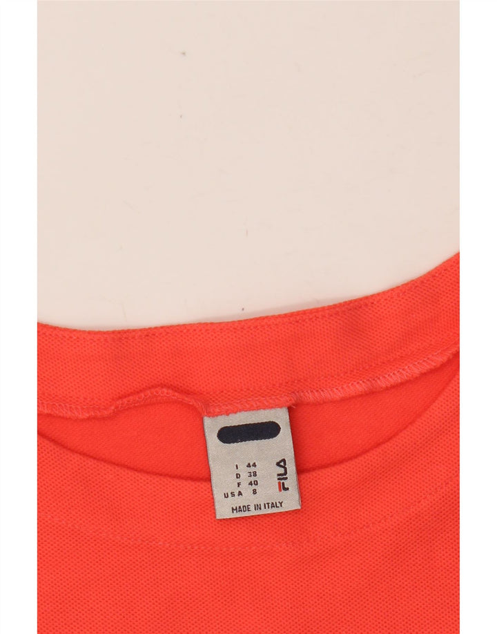 Женская укороченная футболка FILA IT 44 Medium Orange