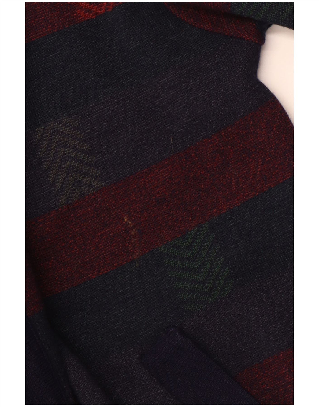 Мужской кардиган-свитер PIERRE SANGAN XL темно-синий в полоску из шерсти