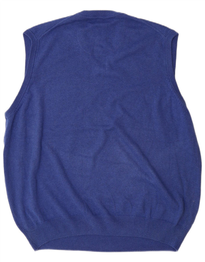 Мужская синяя майка Marks & Spencer Harbour 2XL, синяя хлопковая
