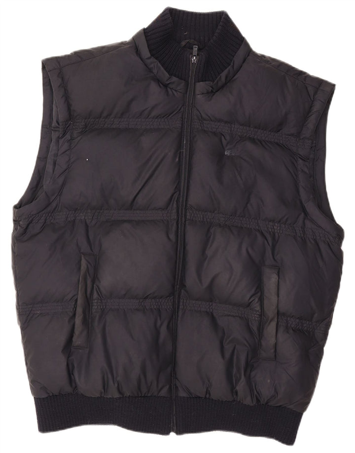 Мужской утепленный жилет Lacoste IT 58 3XL темно-синий из полиэстера